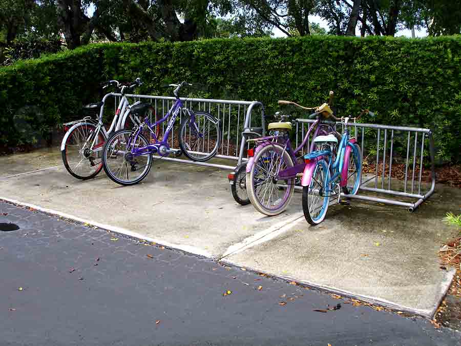 Naples Green Bike Rack